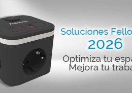 Nuevas soluciones Fellowes 2026 para mejorar tu puesto de trabajo