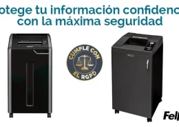 Oferta en destructoras de papel. Refuerza el cumplimiento RGPD.