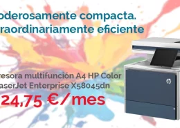 Una impresora tan compacta como eficiente hp