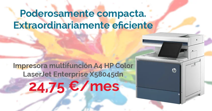 Una impresora tan compacta como eficiente hp